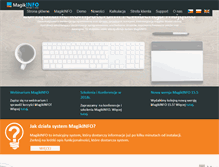 Tablet Screenshot of magikinfo.pl